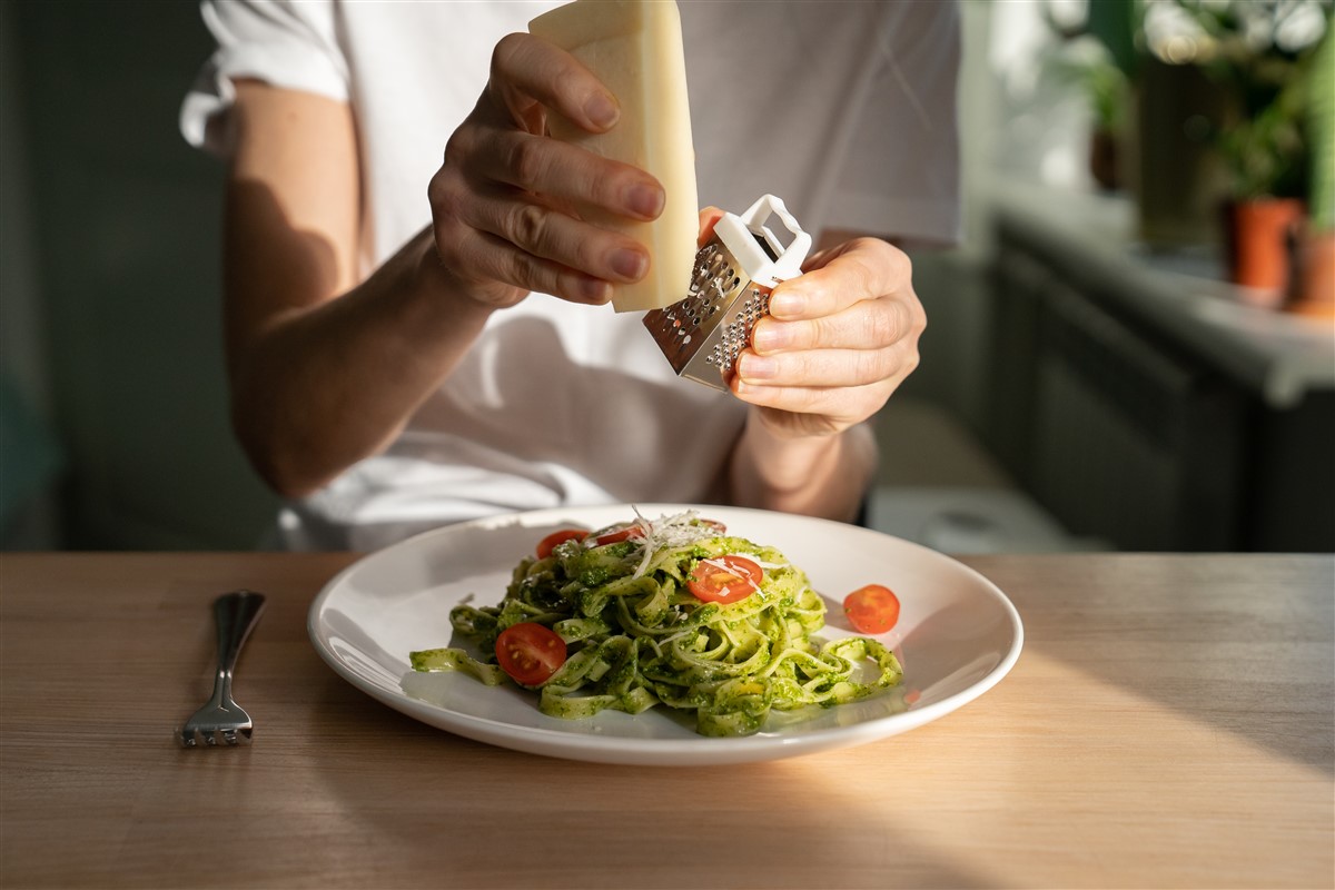 tiramisu salé avec parmesan et pesto rosso