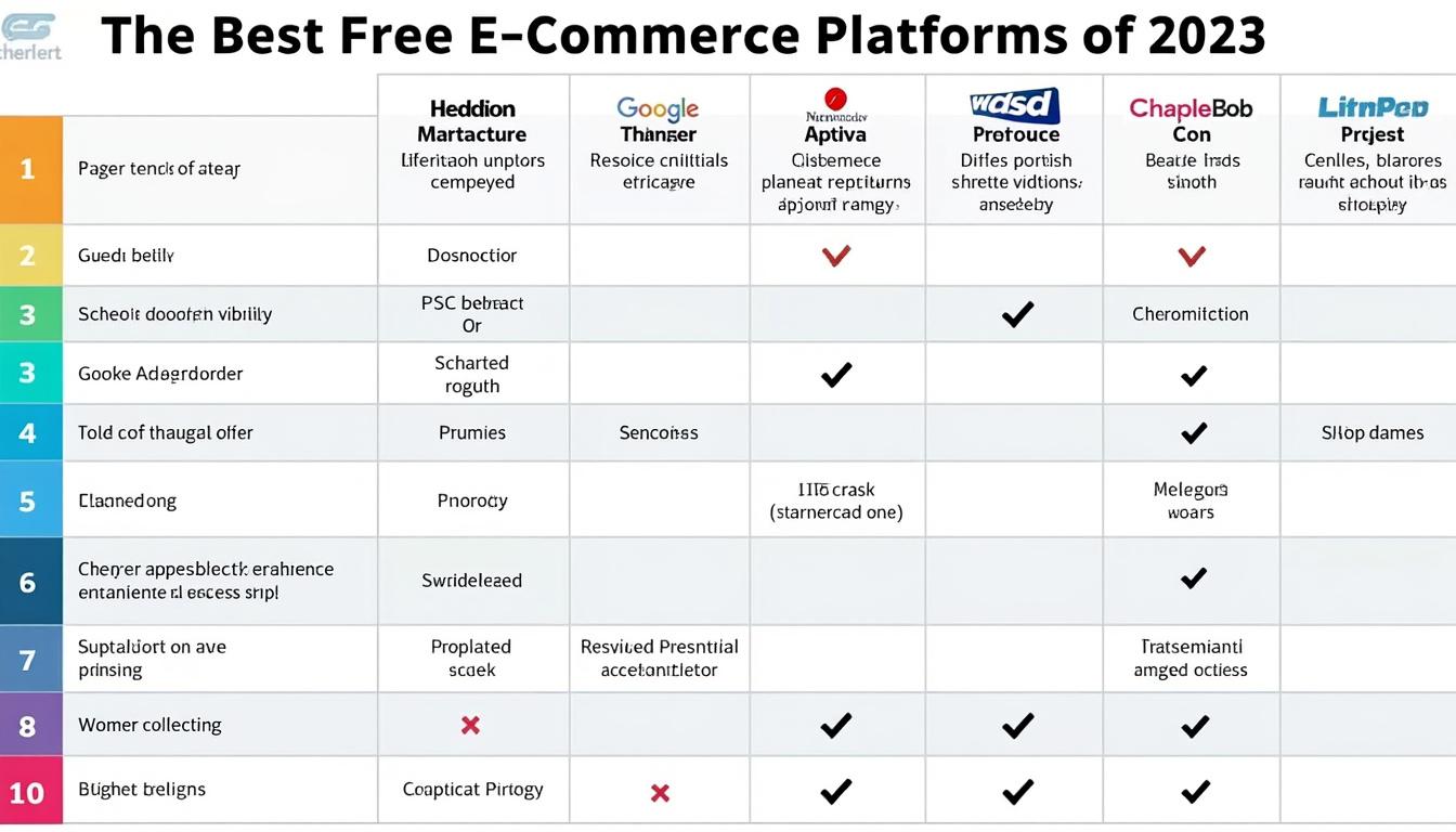 découvrez notre comparatif détaillé des fonctionnalités des meilleures plateformes e-commerce gratuites. comparez les outils, les options de personnalisation et les avantages pour choisir la solution idéale pour lancer votre boutique en ligne sans dépenser un centime.