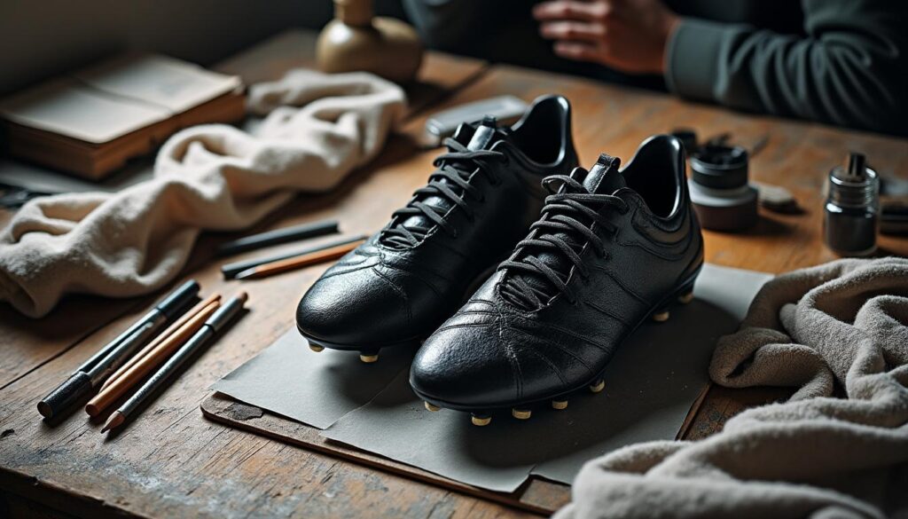 apprenez à dessiner des crampons de foot réalistes grâce à des techniques faciles à suivre. notre guide détaillé vous accompagne étape par étape pour maîtriser l'art du dessin sportif.