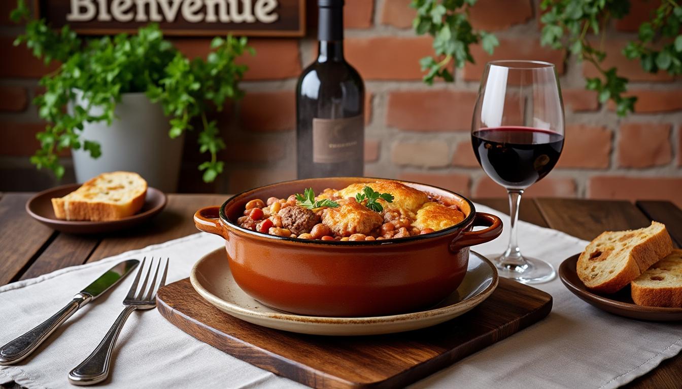 découvrez le guide ultime pour choisir le vin idéal à servir avec un cassoulet de castelnaudary. conseils d’experts pour sublimer ce plat emblématique avec l’accord parfait, rouge ou blanc, selon vos goûts.