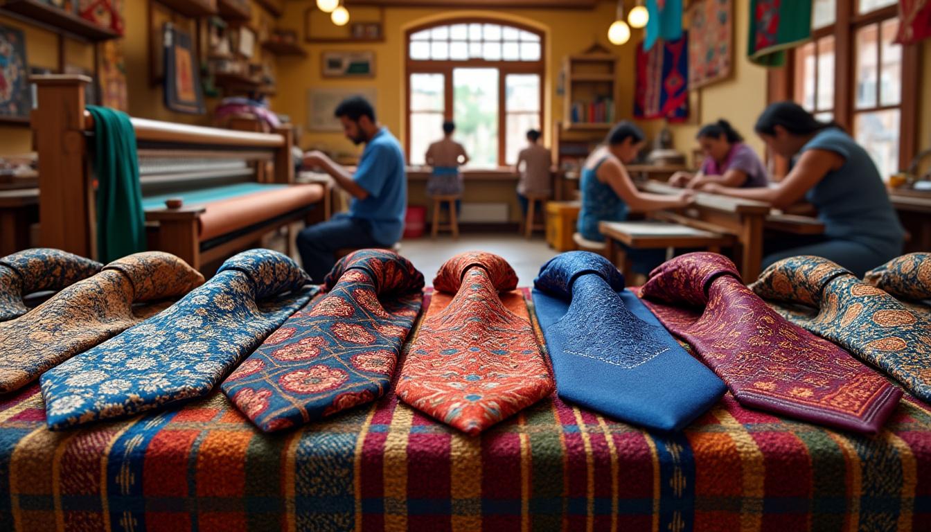 découvrez l'élégance intemporelle des cravates homme de luxe fabriquées en tunisie. raffinement, qualité supérieure et style unique pour sublimer toutes vos tenues avec distinction.