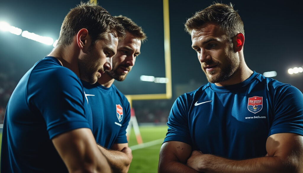 découvrez comment les joueurs de l'équipe de france de rugby ont réagi à la présentation du nouveau maillot 2012 : avis, émotions et premières impressions dévoilés.