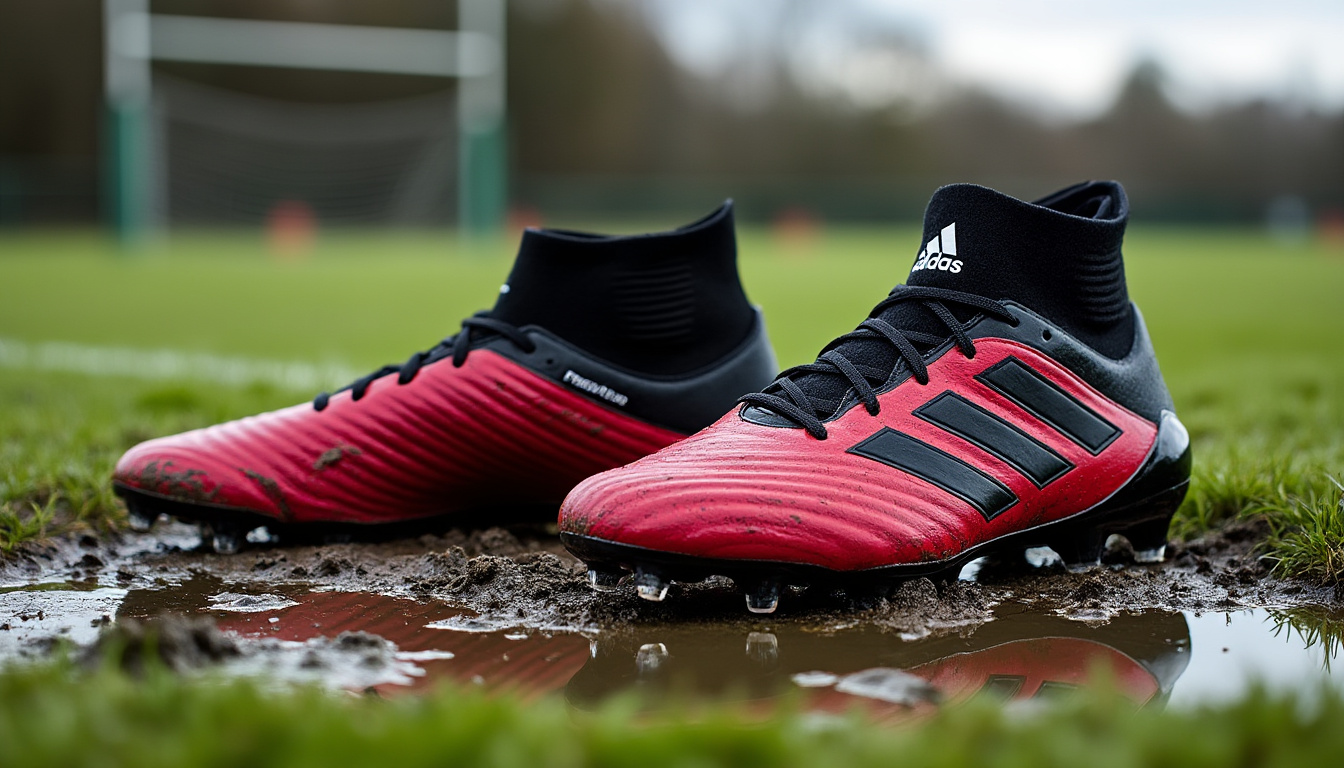 découvrez pourquoi les adidas predator malice control sg sont le choix idéal de chaussures de rugby pour homme : confort, adhérence optimale et contrôle du ballon inégalé sur terrain gras. idéales pour les joueurs exigeants !