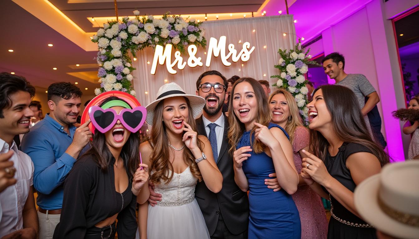 animez votre événement avec un photobooth fun pour vos invités ! découvrez la recette idéale pour créer une soirée mémorable, pleine de sourires et de souvenirs inoubliables.