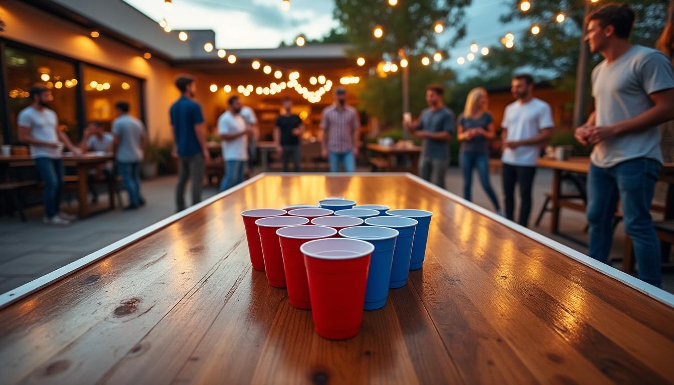 découvrez nos conseils pour choisir l'emplacement idéal de votre tournoi de beer pong et garantir le succès de votre événement convivial et festif.