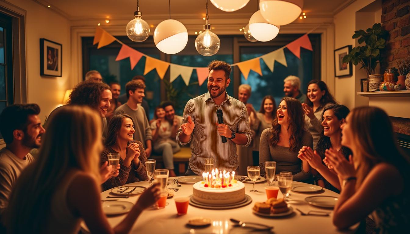 découvrez comment structurer efficacement un discours mémorable pour célébrer les 50 ans, avec des conseils pratiques pour captiver votre audience.