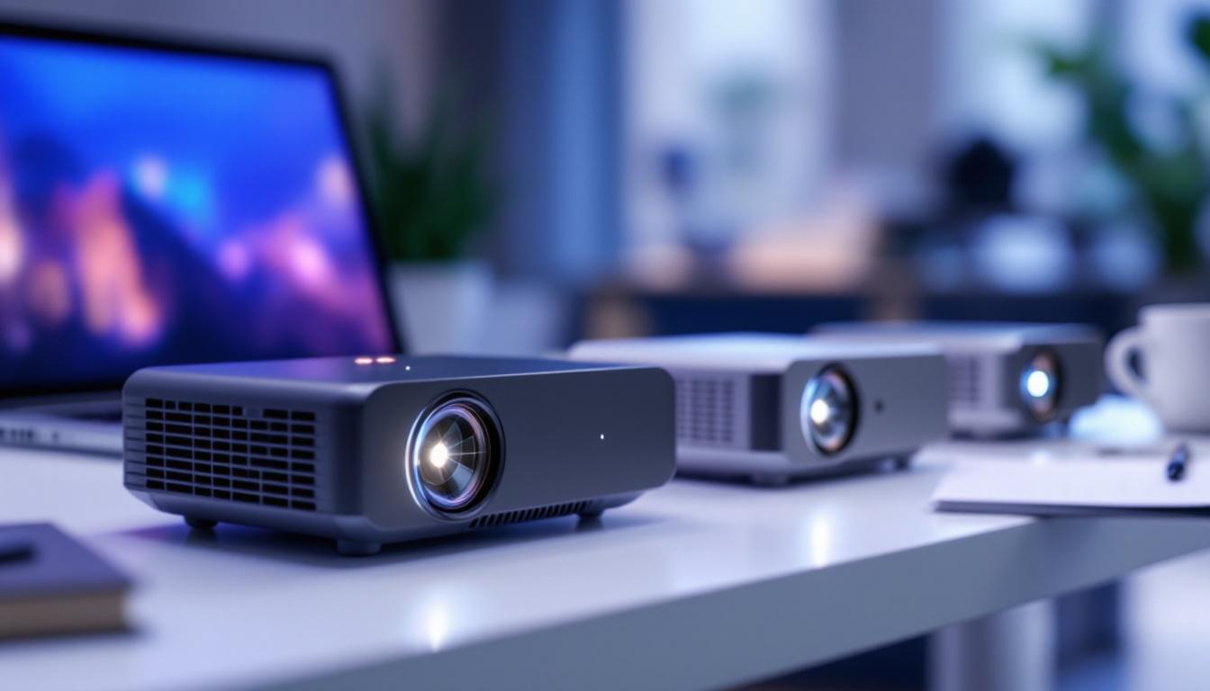 découvrez notre sélection des meilleurs vidéoprojecteurs bureautiques wi-fi de cette année pour optimiser votre espace de travail et booster votre productivité.