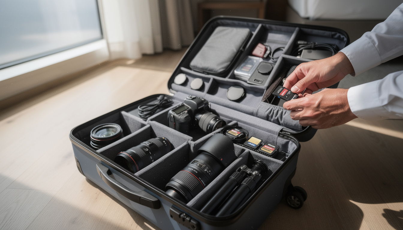 découvrez nos conseils pratiques pour organiser efficacement votre bagage et transporter en toute sécurité votre matériel photo lors de vos voyages en avion.
