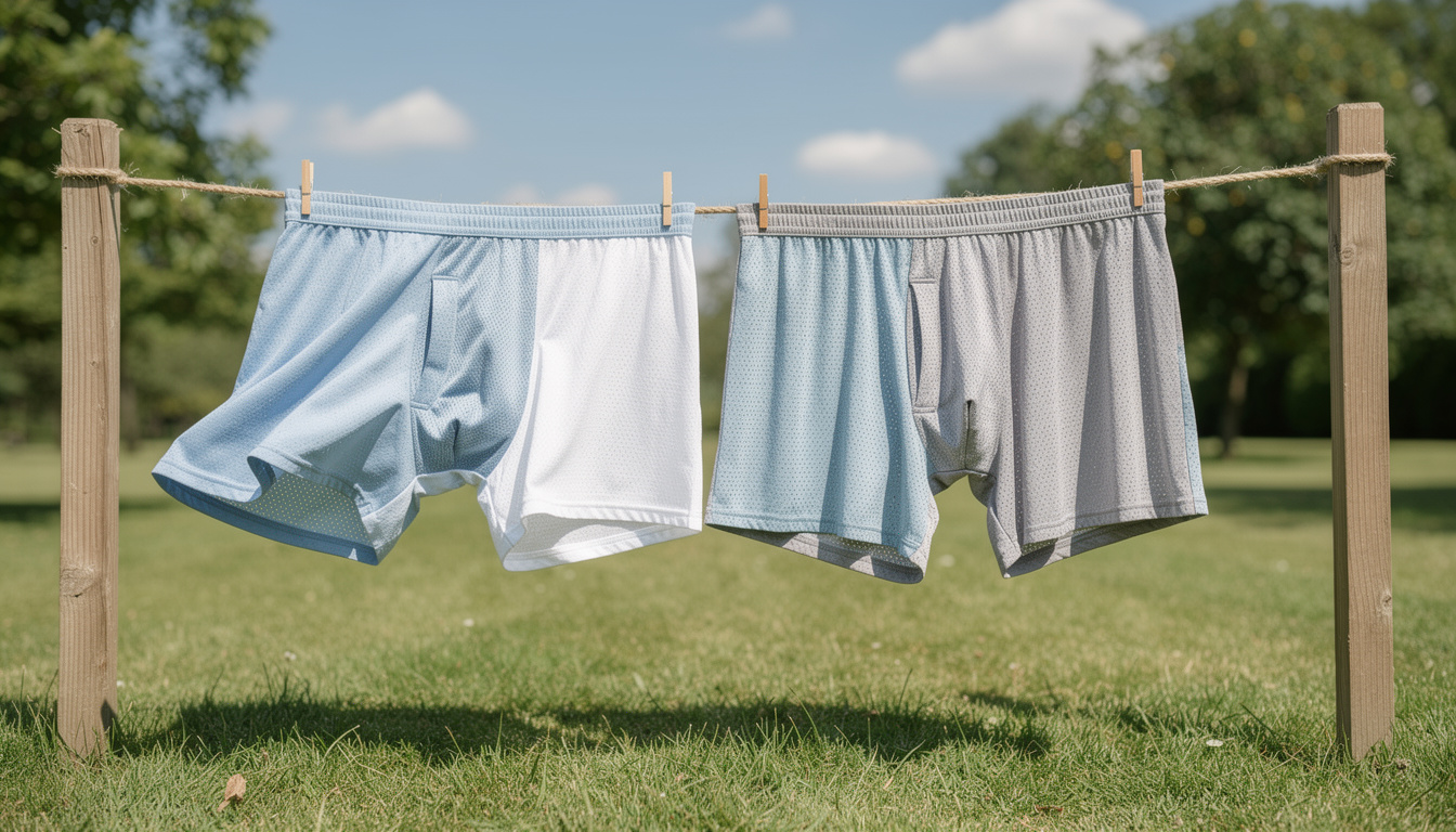 découvrez le boxer respirant avec ouverture frontale, conçu pour vous offrir confort et fraîcheur tout au long de vos journées d'été. l'allié idéal pour rester au sec et à l'aise même par forte chaleur.