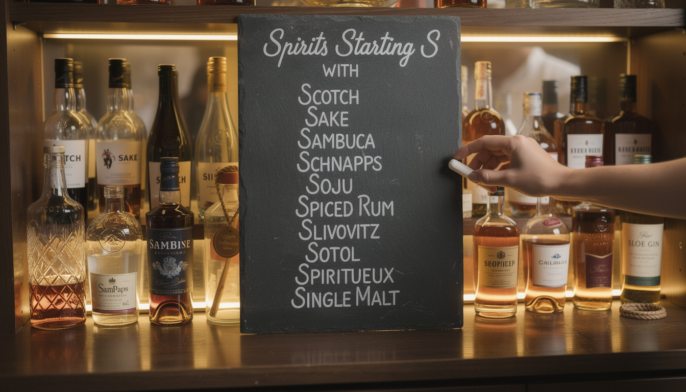 découvrez notre sélection de boissons commençant par la lettre s, idéales pour animer vos soirées et régaler vos invités.