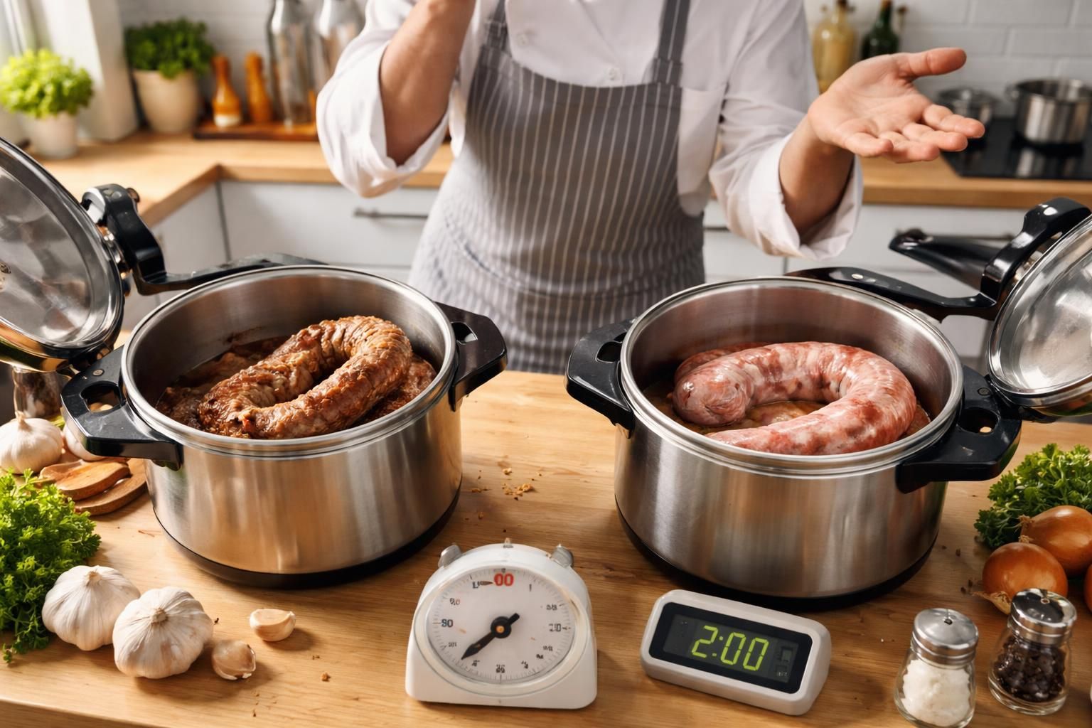 découvrez les erreurs courantes à éviter pour réussir la cuisson de la saucisse de couenne à la cocotte minute et obtenir un plat savoureux et tendre.