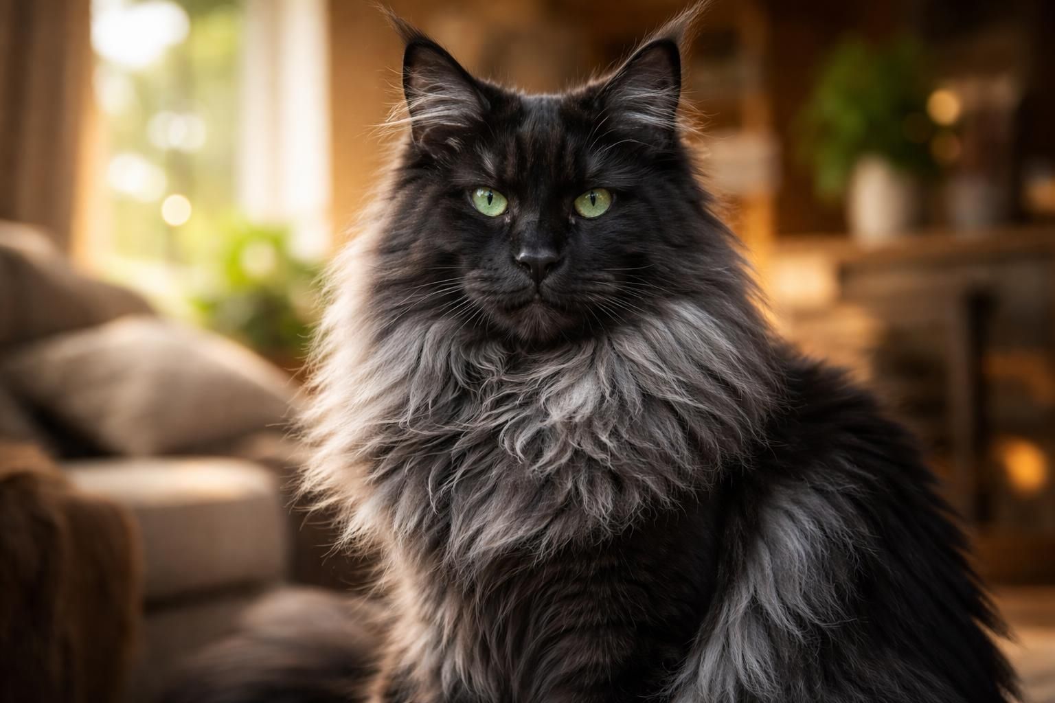 découvrez tout sur le maine coon black smoke, une race de chat unique et fascinante, ses caractéristiques, son tempérament et ses soins essentiels.