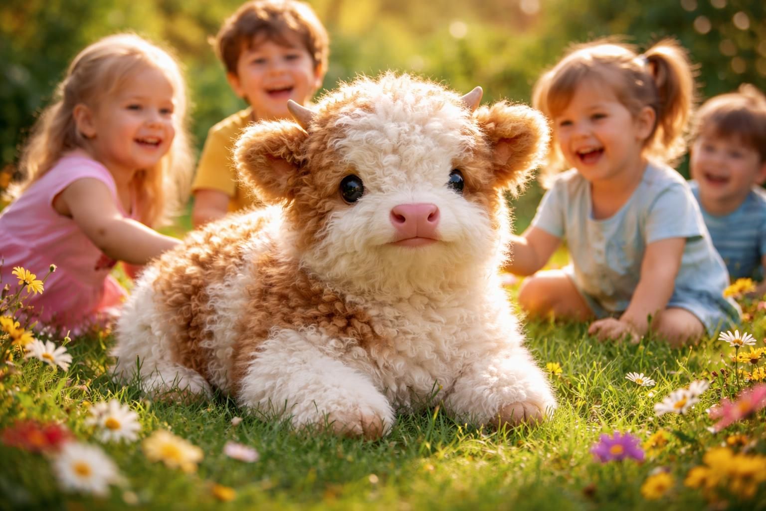 découvrez la mini vache fluffy, l'animal de compagnie idéal pour les enfants : douce, adorable et facile à entretenir. le compagnon parfait pour des moments de bonheur en famille.