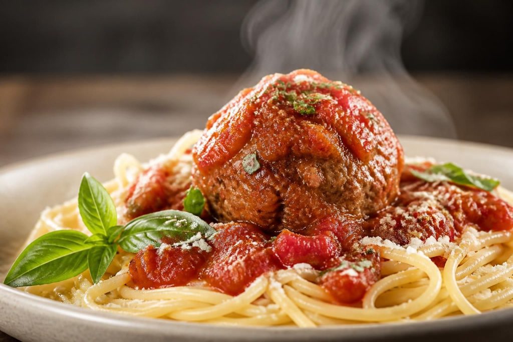 découvrez comment préparer l'accompagnement idéal avec des boulettes de viande savoureuses et une sauce tomate préparée à la perfection pour un repas gourmand et réussi.