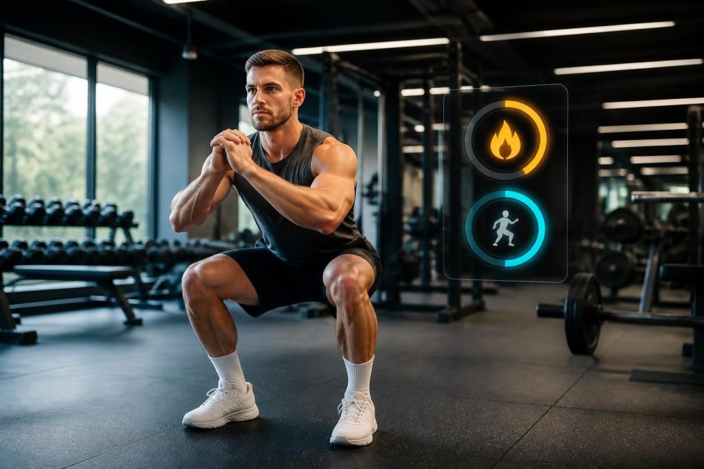découvrez combien de calories vous brûlez en faisant 100 squats et suivez vos progrès pour adapter efficacement votre entraînement.
