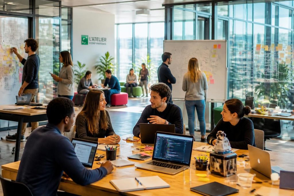 découvrez l'atelier de bnp paribas, un laboratoire d'idées innovant dédié à l'incubation de projets pour stimuler la transformation digitale et l'innovation.