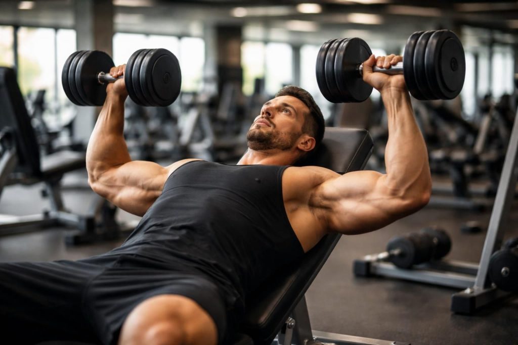 découvrez comment le développé couché haltère favorise la construction musculaire en renforçant efficacement le haut du corps et en améliorant la symétrie musculaire.